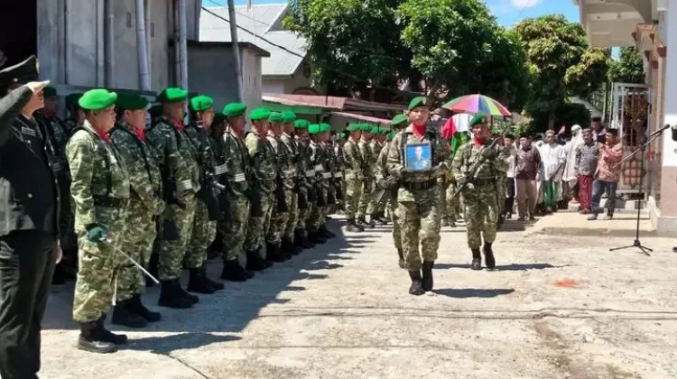 Dandim 0408 Bengkulu Selatan Pimpin Upacara Pemakaman Prajurit