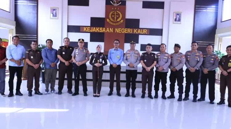 Perkuat Sinergi Penegakan Hukum, Kapolres Kaur Kunjungi Kejari Kaur