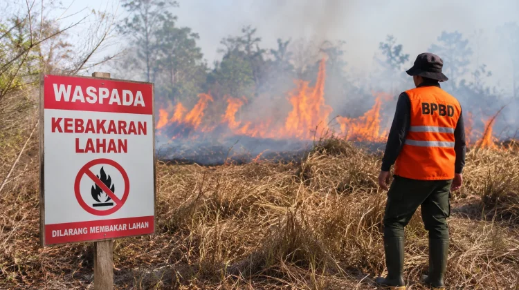 Musim Kemarau Panjang, Waspadai Risiko Kebakaran Lahan