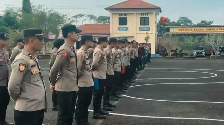 Tingkatkan Kesiapsiagaan, Polres Kaur Gelar Latihan SISPAM MAKO