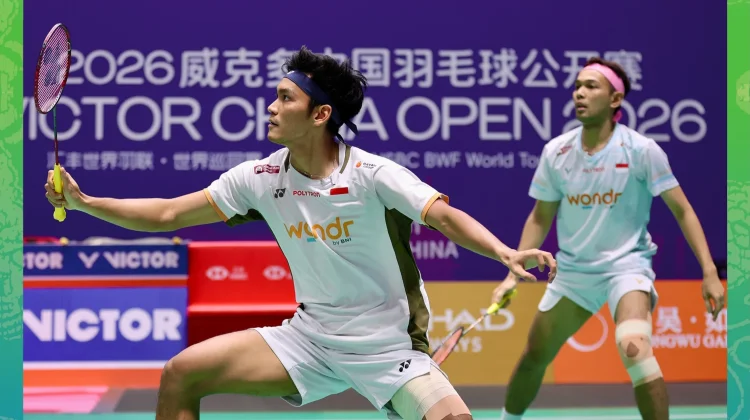 Kalahkan Wakil Tuan Rumah, Fajar/Fikri ke 16 Besar China Open 2026