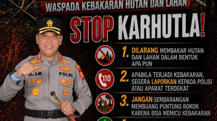 Cegah Karhutla, Kapolres Kaur Imbau Warga Tidak Bakar Lahan