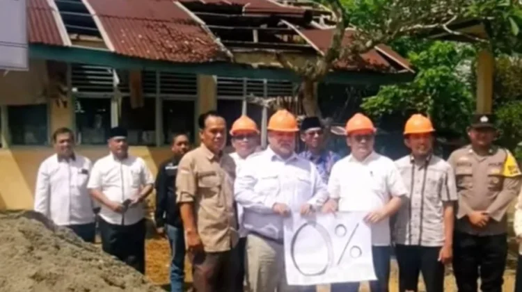 Rifai Titik Nol Pembangunan Revitalisasi Gedung SD Negeri 93 Karang Cahyo