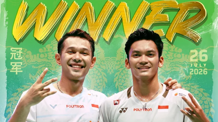 Kalahkan Peringkat 1 Dunia, Fajar/Fikri Juara China Open 2026