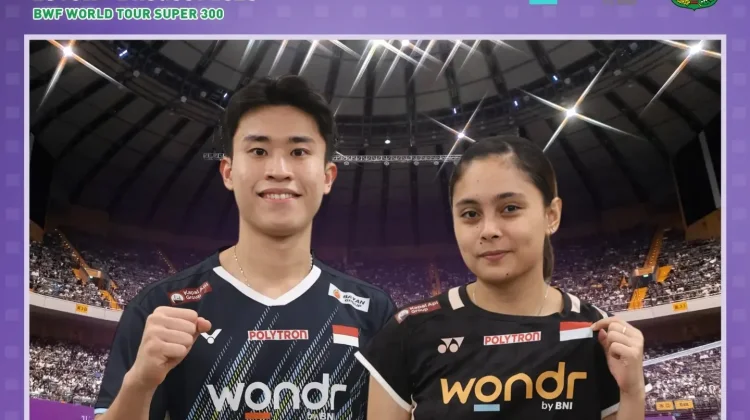 Taipei Open 2026 : Verrell/Bernadine Menang Atas Sesama Pasangan Indonesia