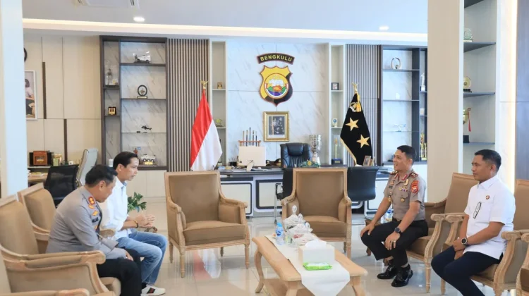 Bupati Kaur Kunjungan Silaturahmi Bersama Polda Bengkulu
