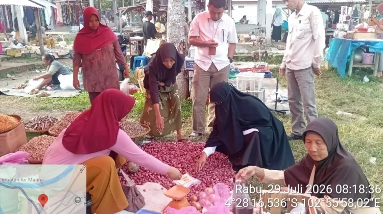 DKP Bengkulu Selatan Pantau Harga Sembako