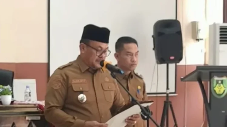 Sekda Bengkulu Selatan Melantik 39 Kepsek SD dan SMP