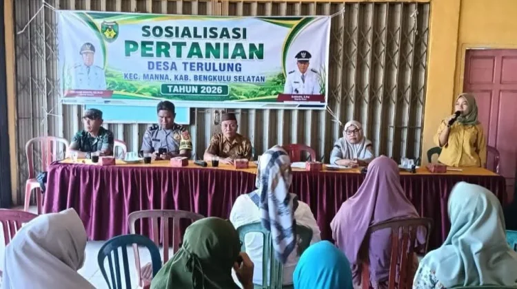 Babinsa Koramil Manna Hadiri Sosialisasi Pertanian