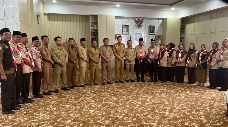 Audiensi Kwarcab Pramuka, Bupati Kaur Pastikan Dukungan Penuh ke Jamnas 2026
