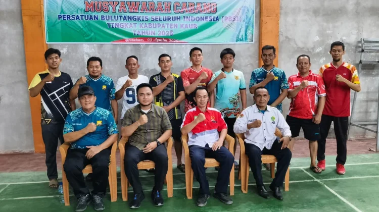 Aklamasi! Rio Chandra Resmi Nahkodai PBSI Kabupaten Kaur
