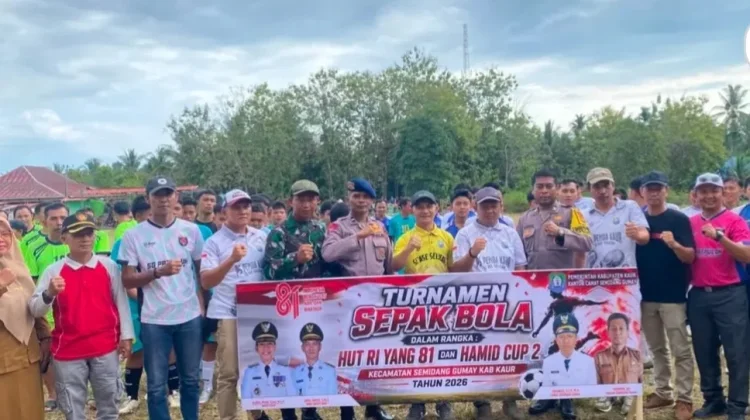 Buka Hamid Cup II, Wabup Kaur Ingatkan Tim Jaga Sportivitas dan Hindari Kericuhan