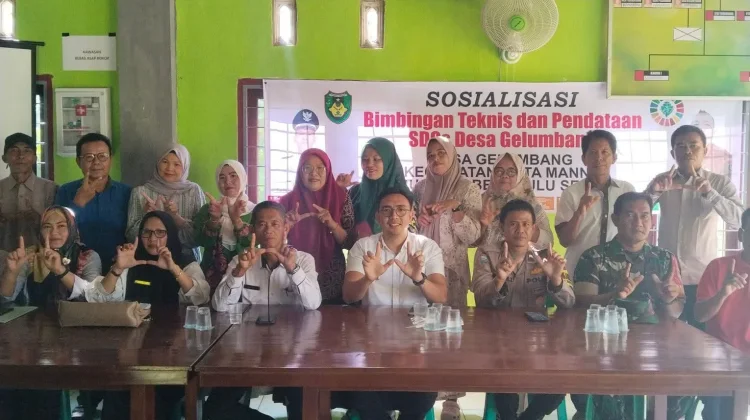 Dorong Data Akurat, Desa Gelumbang Laksanakan Sosialisasi Bimtek SDGs Desa