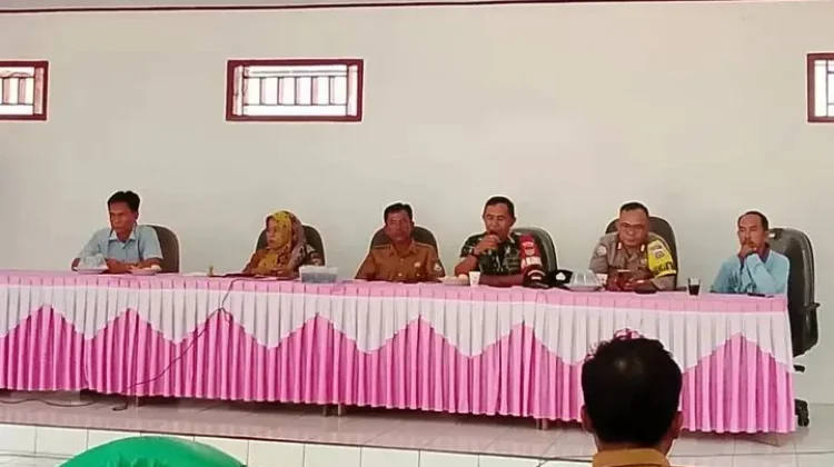 Babinsa Koramil Kaur Tengah Hadiri Technical Meeting Lomba Agustusan