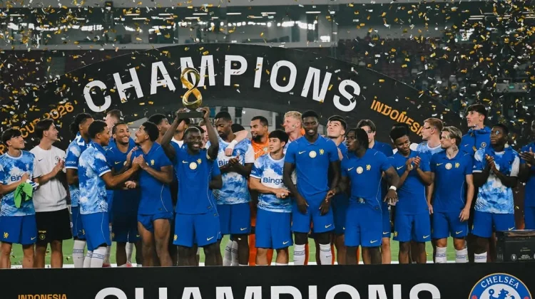 Chelsea Kalahkan Milan Tiga Gol tanpa Balas di Stadion Utama Gelora Bung Karno