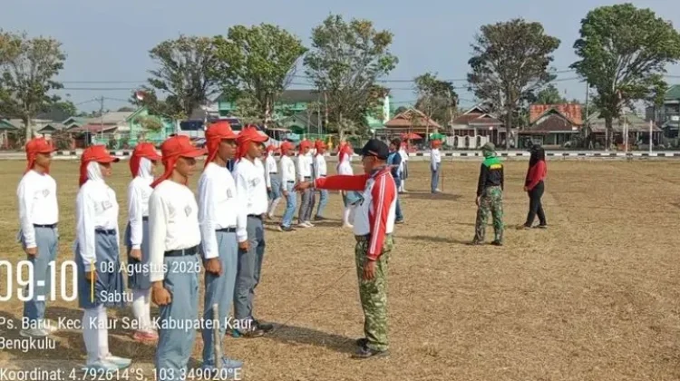 Anggota Koramil Kaur Selatan jadi Pelatih Utama Paskibra Kaur