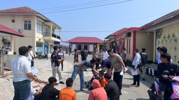 Gelar Rekonstruksi Penusukan di Tanjung Kemuning, Polres Kaur Perjelas Alur Perka