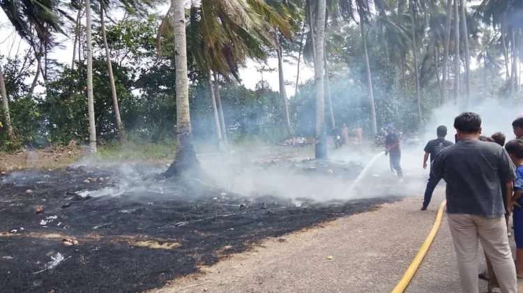Damkar Kaur Imbau Masyarakat Waspadai Kebakaran Lahan saat Musim Kemarau