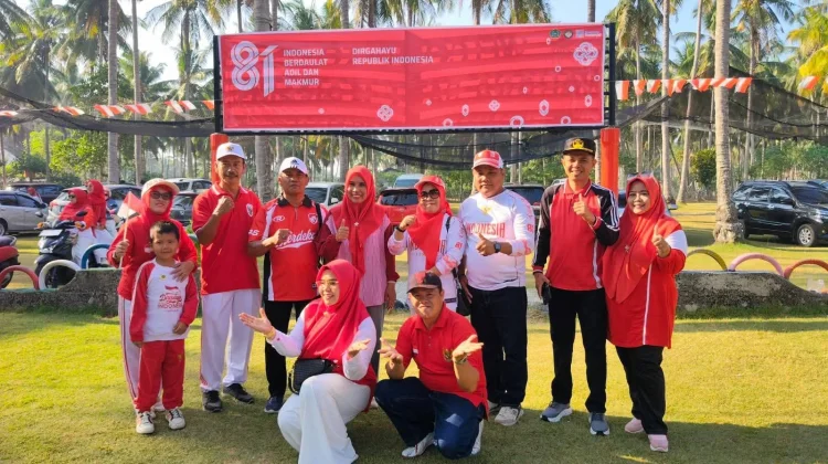 Family Gathering DWP Kemenag Kaur Semarakkan HUT RI ke-81