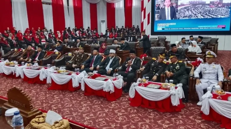 DPRD Bengkulu Ikuti Pidato Kenegaraan Presiden pada HUT ke-81 RI
