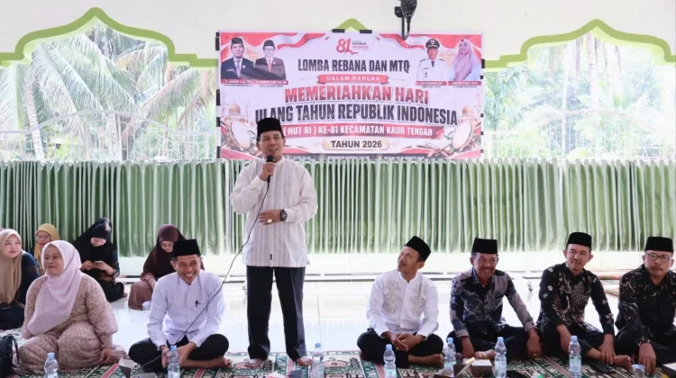 Kepala Kemenag Kaur Buka Lomba Rabana dan MTQ Meriahkan HUT ke-81 RI