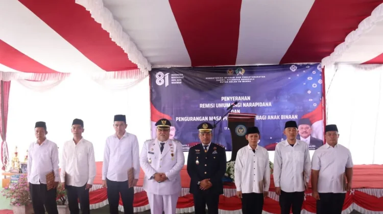 92 Warga Binaan Rutan Kelas IIB Manna Terima Remisi HUT ke-81 RI