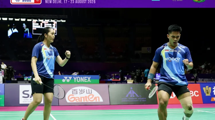 Amri/Nita Jejakan Kaki di Perempat Final Kejuaraan Dunia Badminton 2026