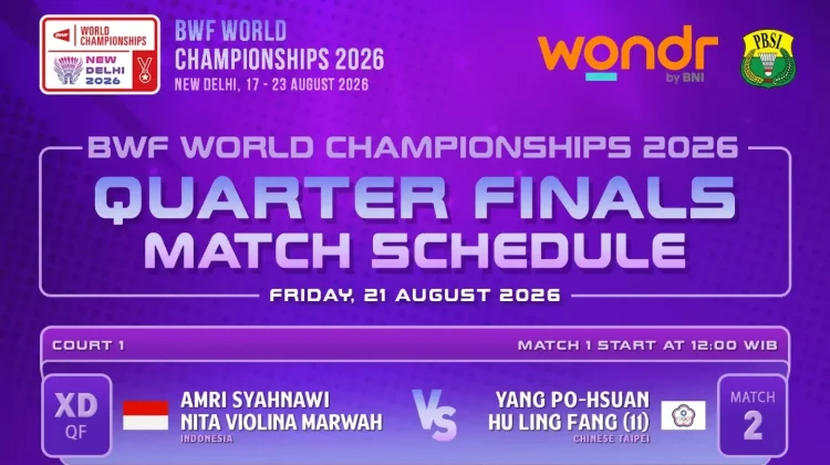 Lima Wakil Indonesia Siap Tempur di Perempat Final Kejuaraan Dunia Badminton 2026