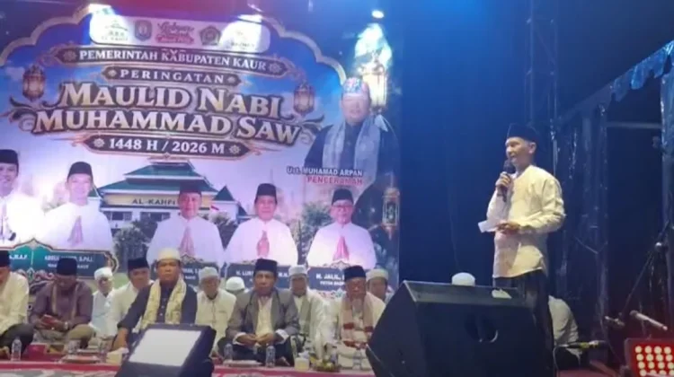 Peringatan Maulid Nabi Pemkab Kaur Bersama Baznas Diisi Ustad Muhammad Arpan