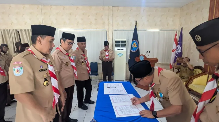 Pramuka Anti Narkoba Dikukuhkan, Generasi Muda Bengkulu Jadi Garda Pencegahan