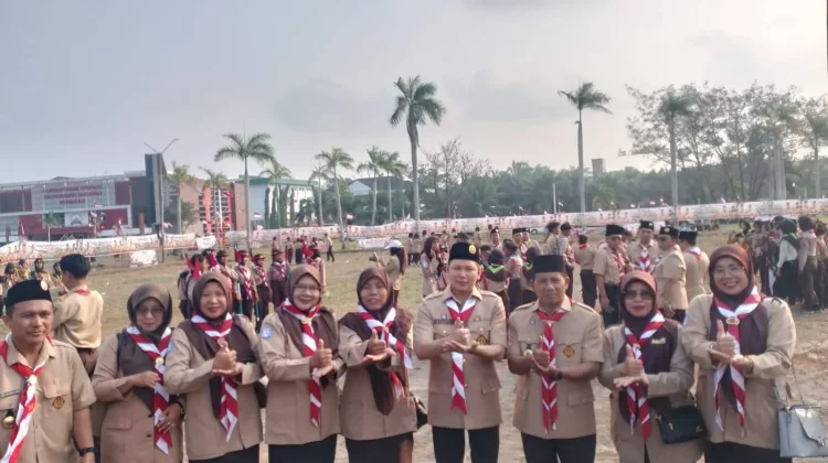 Kepala MIN 1 Kaur Hadiri Kemah Pramuka Madrasah Daerah 2026 se-Provinsi Bengkulu