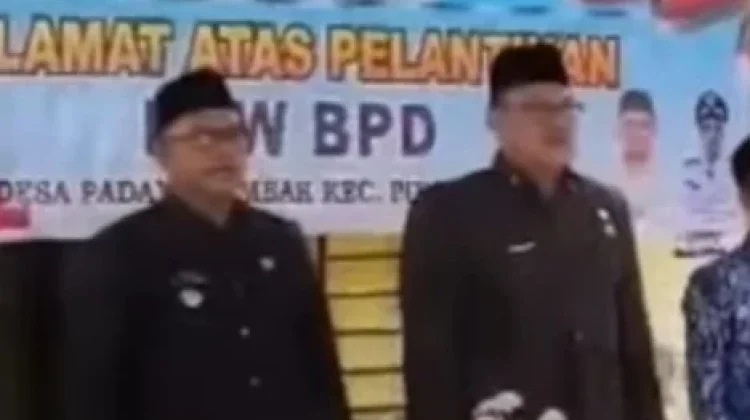 Sekda Bengkulu Selatan Lantik PAW BPD Desa Padang Tambak
