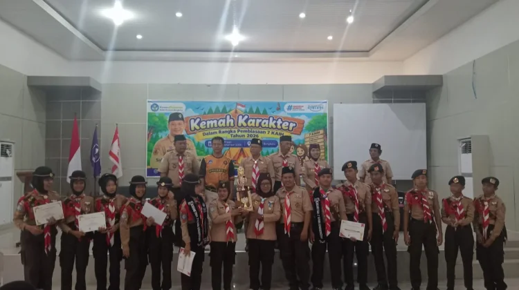 Kwarcab Kaur Juara Umum pada Kemah Karakter BPMP