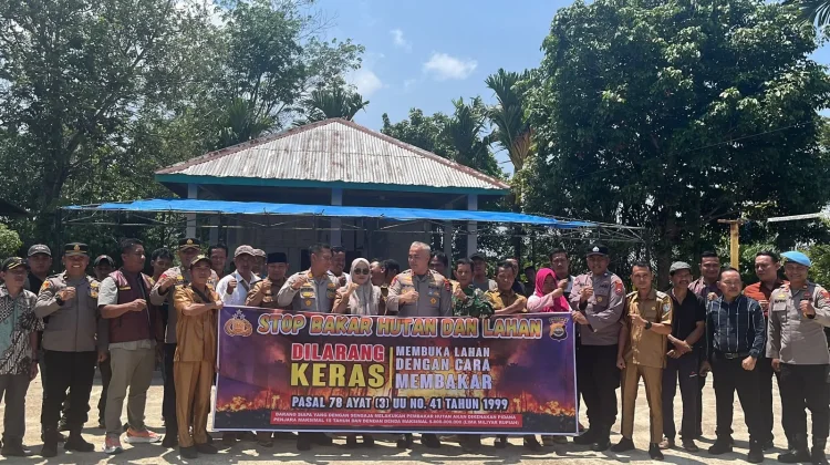 Kapolres Kaur Turun Langsung ke Nasal, Sosialisasikan Larangan Pembakaran Hutan