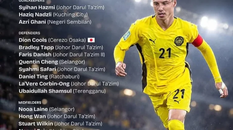 Rival Watch, Malaysia Rilis 23 Nama Untuk Menghadapi FIFA Asean Cup 2026 Indonesia