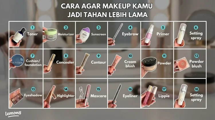 Tips Menjaga Riasan Wajah Tahan Lama Bebas Retak dan Menggumpal
