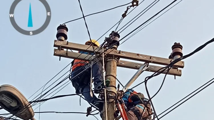 Kabel JTR Tertarik Kendaraan, Aliran Listrik Kecamtan Semidang Gumai Padam