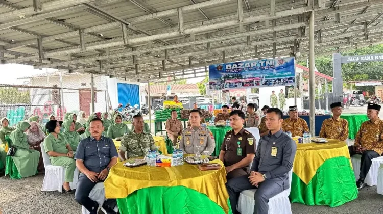 Kodim Bengkulu Selatan Gelar Bazar Murah di Moment HUT TNI