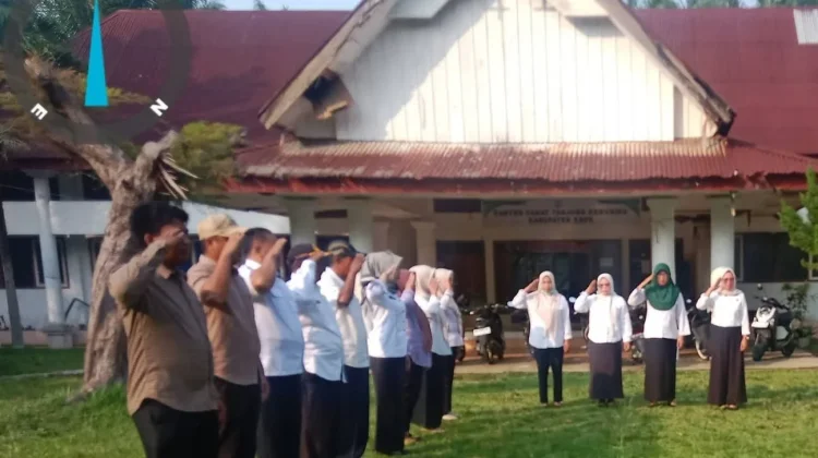Pimpin Apel Camat Tanjung Kemuning Tegaskan Pentingnya Kedisiplinan