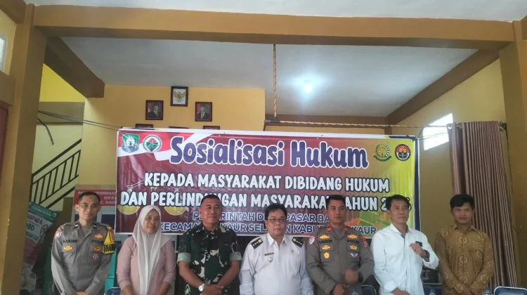 Pemerintahan Desa Pasar Baru Kaur Selatan Melaksanakan Sosialisasi Hukum