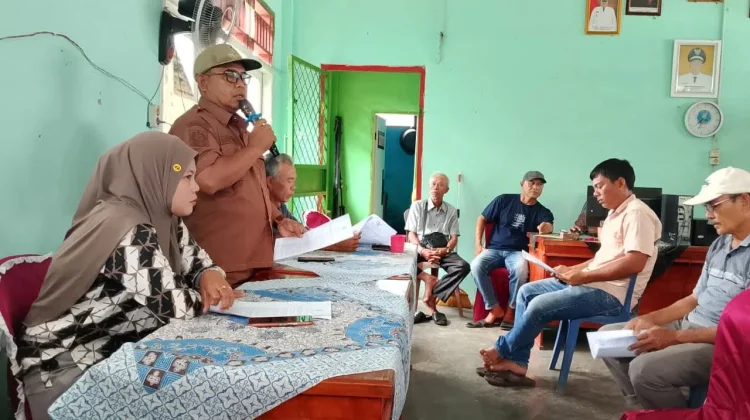 Pemdes Tanggo Raso Sosialisasi Peraturan Desa Tentang Pengendalian Gratifikasi