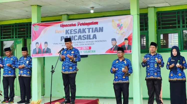 Kepala Kementerian Agama Bengkulu Selatan Pimpin Upacara Hari Pancasila