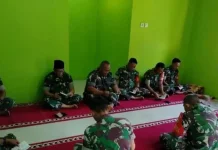 Koramil Kaur Tengah Gelar Tahrib Ramadhan