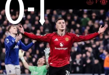 Liga Inggris 2025/2026, MU Menang 1-0 Atas Everton