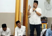 Pemkab Kaur Safri Ramdan di Masjid Darussalam Muara Sahung