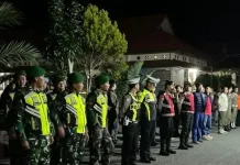 Danramil Kaur Selatan dan Anggota Ikut Patroli Gabungan