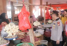 Sinergi Polres dan Pemkab Kaur Pantau Stok Pangan di Pasar