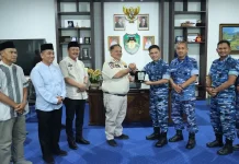 Pemkab BS Menyambut AudensiKomandan Lanud Sri Mulyono