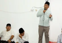 Sekda Kaur Bersama Tim Safari Ramadan di Desa Talang Jawi