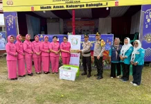 Kapolres Beserta Ketua Bhayangkari Kaur Tinjau Kesiapan Pos Ketupat Nala 2026